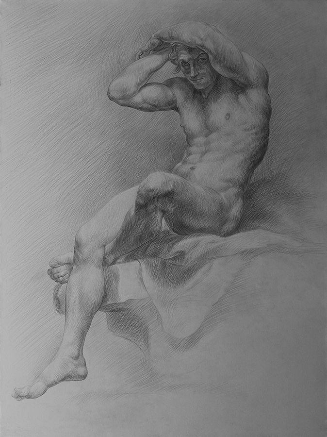 Copy of drawing by Pompeo Batoni 1765